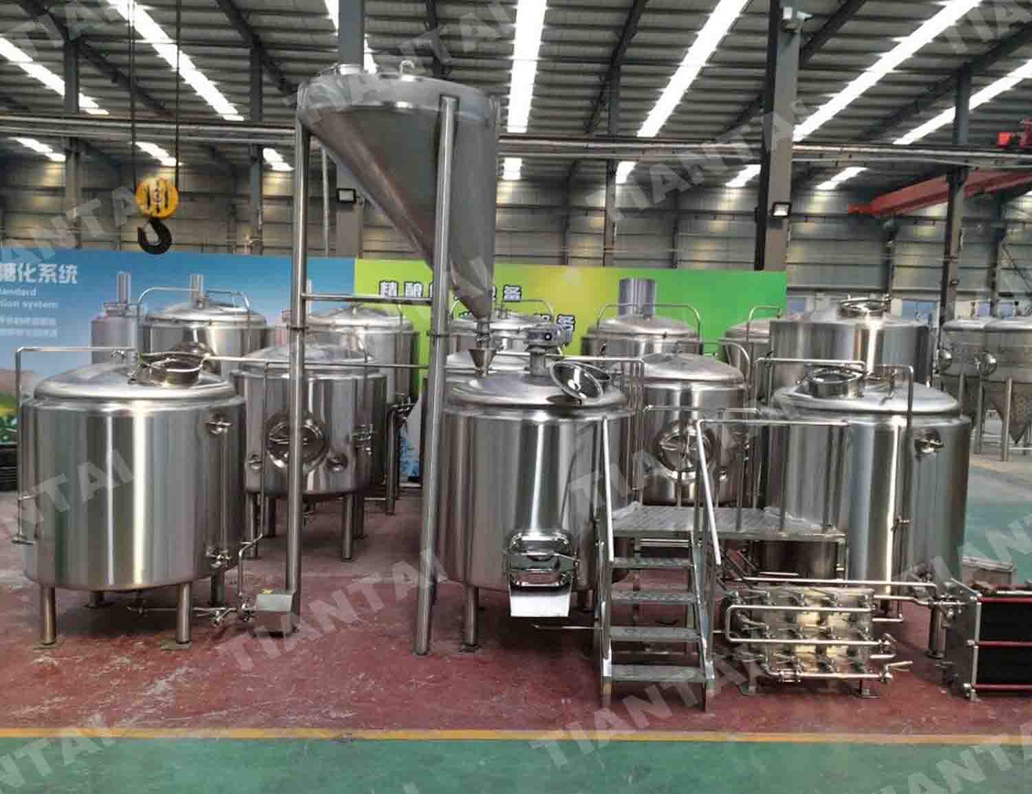 The turnkey 1500L brewery system